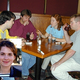 Members of the focus group discuss Carr (inset).